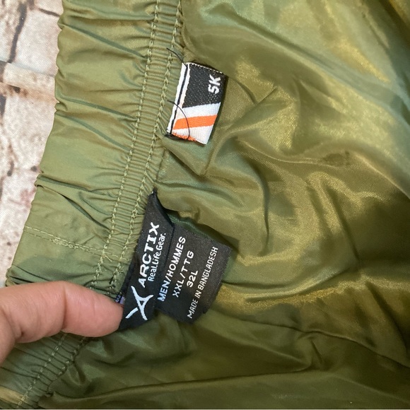NWT ARCTIX men’s weatherproof army green pull-on pants size XXL - Picture 9 of 15